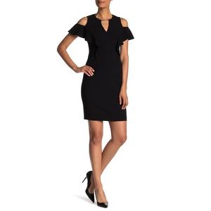 Elie Tahari | Johari cold shoulder dress